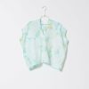 Woman * | Cheap Port Northampton Atelier Delphine Celeste Top Jade Marble Woman