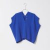 Woman * | Best Sale Port Northampton Atelier Delphine Celeste Top Majorelle Blue