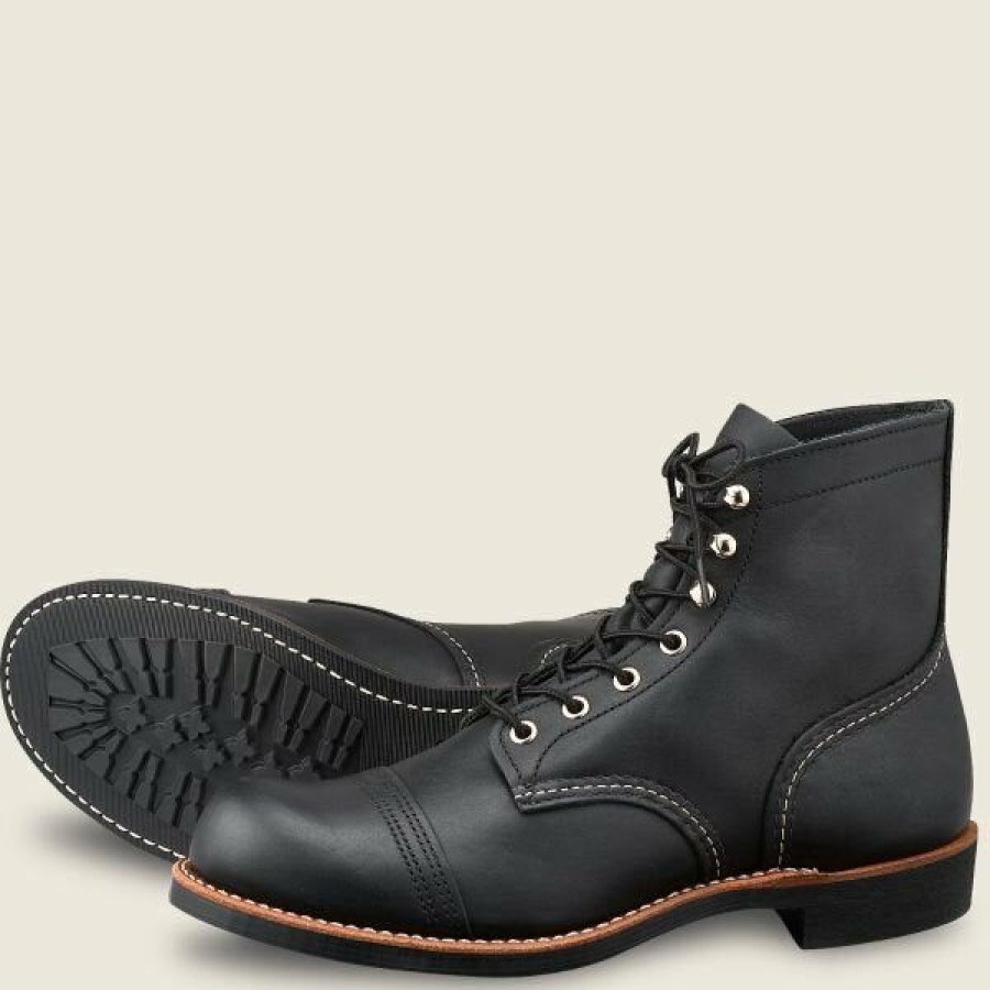 Man * | Discount Port Northampton Man Men'S Red Wing Iron Ranger Black Harness