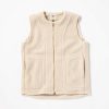 Woman * | Cheap Port Northampton Jackman Boa Zip Vest Ivory