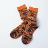 Woman * | Coupon Port Northampton Man Rototo Pile Camo Crew Socks Orange Camo