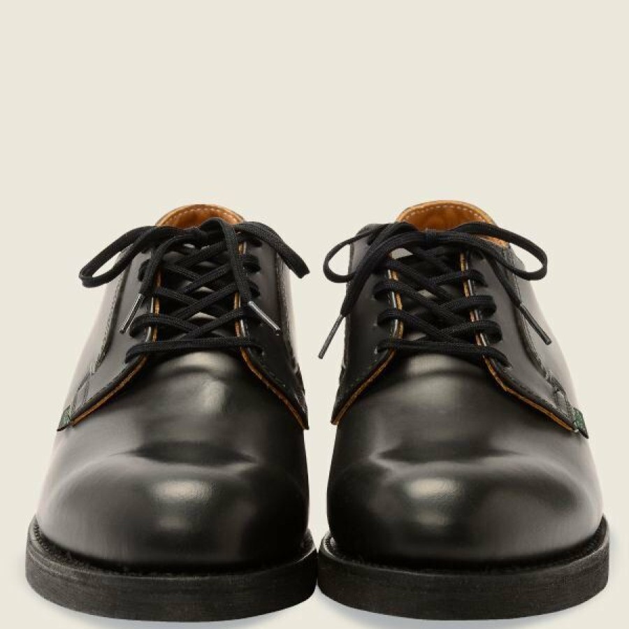 Woman * | Coupon Port Northampton Red Wing Postman Oxford Black Chaparral Leather