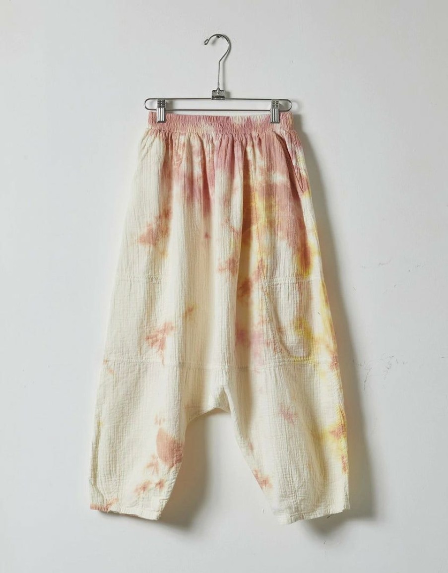 Woman * | Brand New Port Northampton Atelier Delphine Kiko Pant Citrus Tie Dye