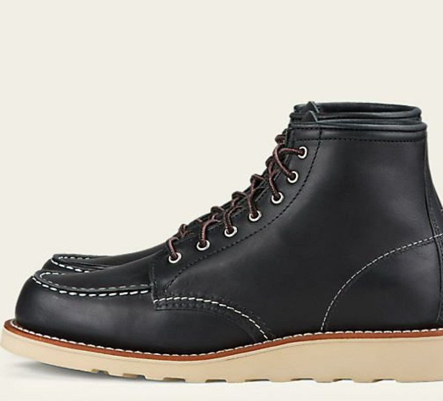 Woman * | Brand New Port Northampton Women'S Red Wing Classic 6 Moc Toe Boundary Woman Black