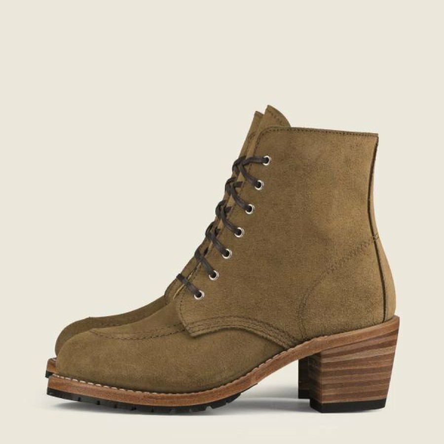 Woman * | Best Reviews Of Port Northampton Woman Women'S Red Wing Clara Olive Mohave Leather