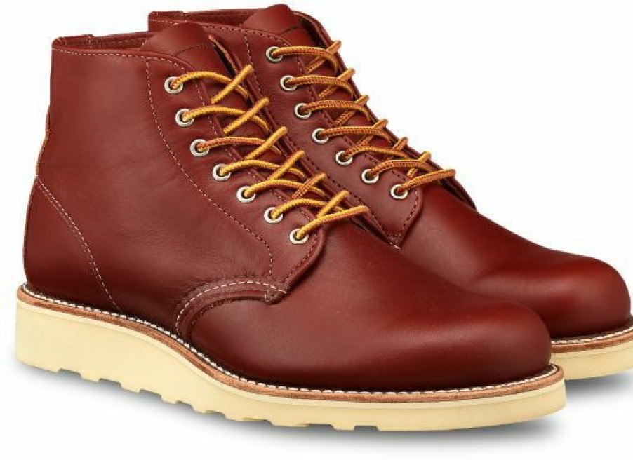 Woman * | Promo Port Northampton Women'S Red Wing 6 Round Toe Woman Colorado Red