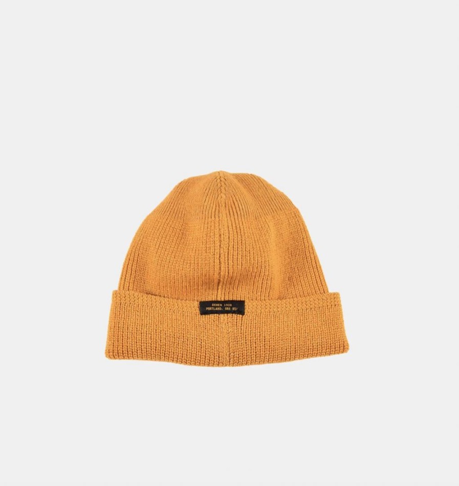 Homegoods & Accessories * | Flash Sale Port Northampton Dehen Wool Knit Watch Cap Old Gold