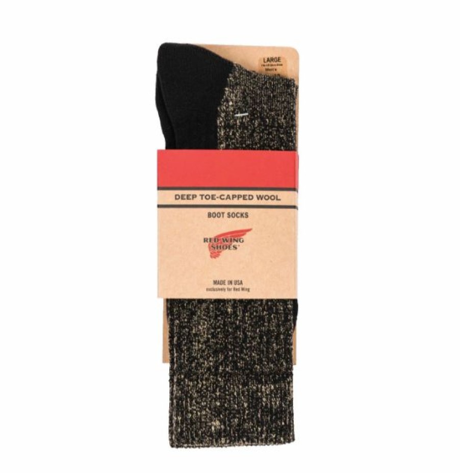 Woman * | Discount Port Northampton Red Wing Deep Toe Capped Wool Sock Man