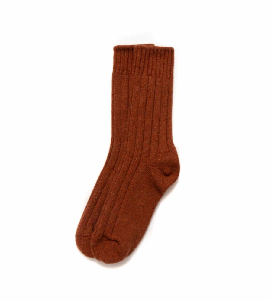 Woman * | Best Pirce Port Northampton American Trench Women'S Donegal Cashmere Sock