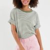 Woman * | Deals Port Northampton Women'S Armor Lux Heritage Striped Tee Shirt