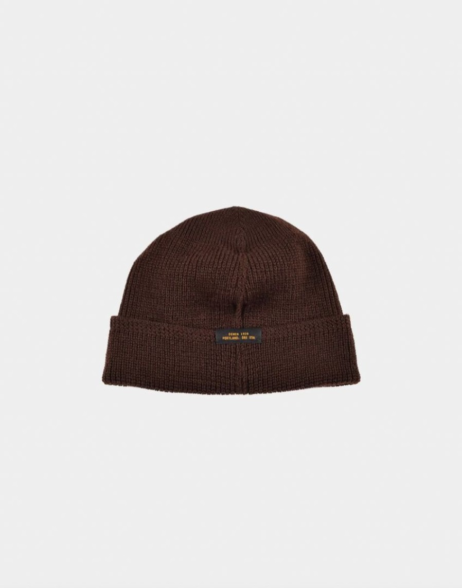 Homegoods & Accessories * | Buy Port Northampton Dehen Wool Knit Watch Cap Brown Man