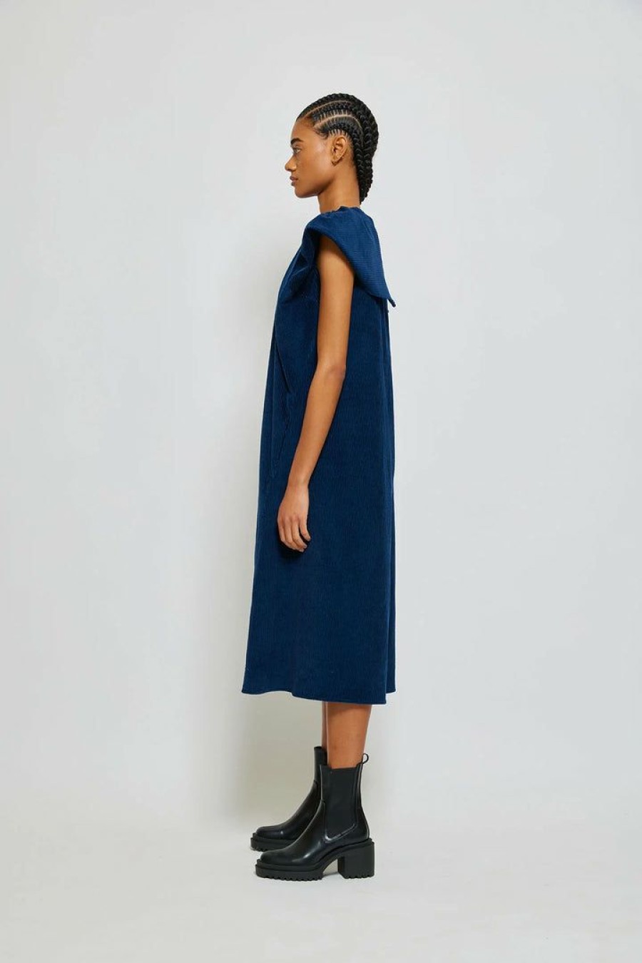 Woman * | New Port Northampton Atelier Delphine Cacie Corduroy Dress Woman