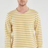 Man * | Best Sale Port Northampton Men'S Armor Lux Breton Stripe Shirt Beehive/Nature