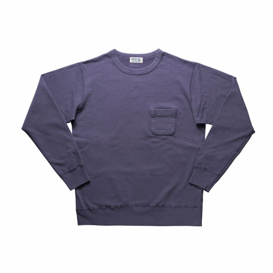 Woman * | Top 10 Port Northampton Man Velva Sheen Set-In Sweatshirt W/Pocket Royal Purple