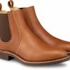 Woman * | Best Sale Port Northampton Women'S Red Wing 6 Chelsea Pecan Size 9 Pecan Boundary Leather