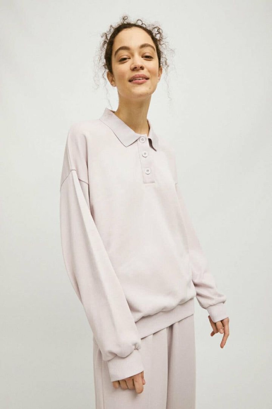 Woman * | Best Deal Port Northampton Rita Row Uma Sweatshirt Lavender