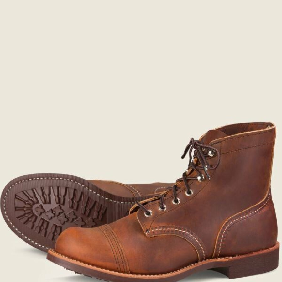 Man * | Brand New Port Northampton Men'S Red Wing Iron Ranger Copper