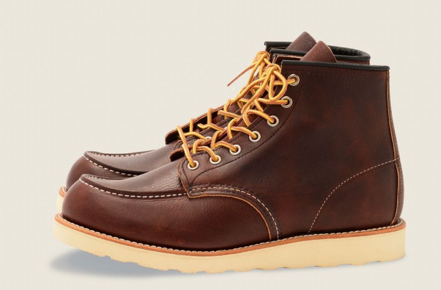 Man * | Best Reviews Of Port Northampton Man Red Wing 6 Moc Briar Oil Slick