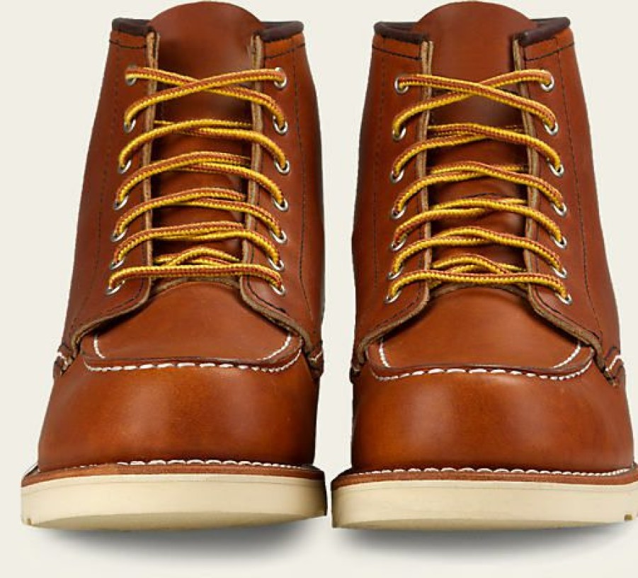 Woman * | Best Deal Port Northampton Woman Women'S Red Wing 6 Classic Moc Toe Oro Red Oro Legacy