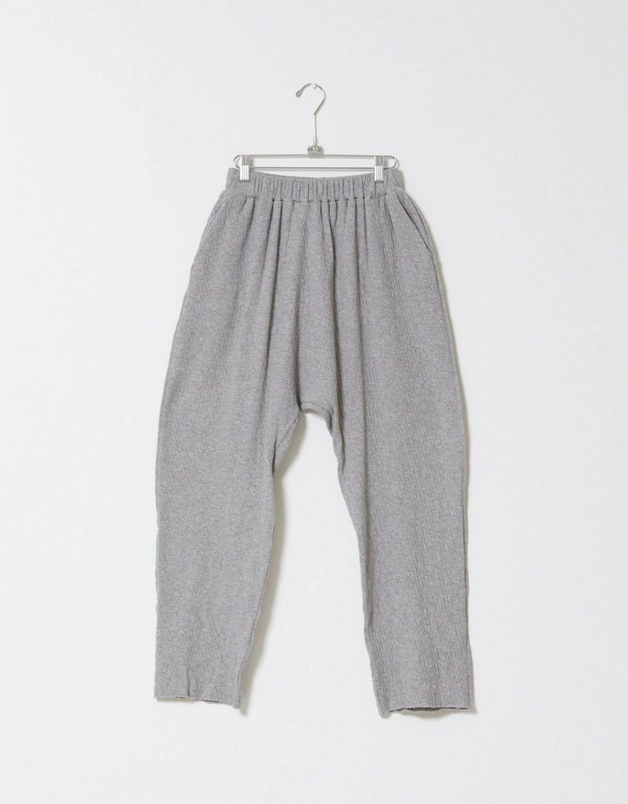 Woman * | Outlet Port Northampton Atelier Delphine Double Layer Kiri Pant Mid Grey