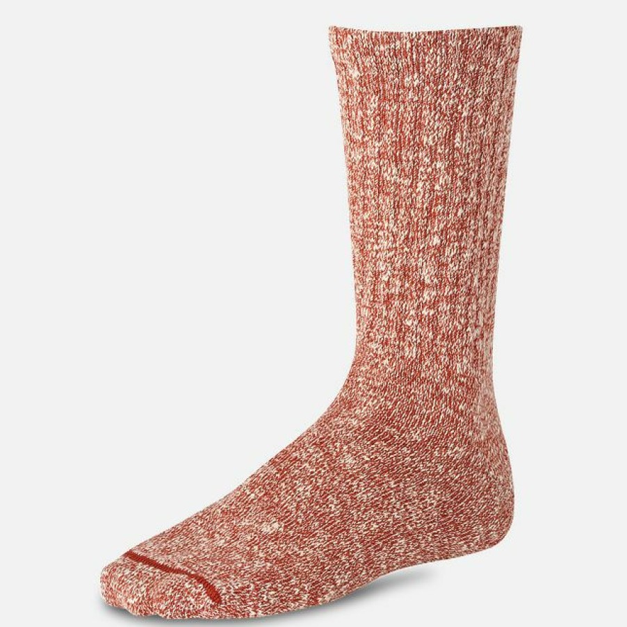 Woman * | Promo Port Northampton Red Wing Cotton Ragg Socks Red/White