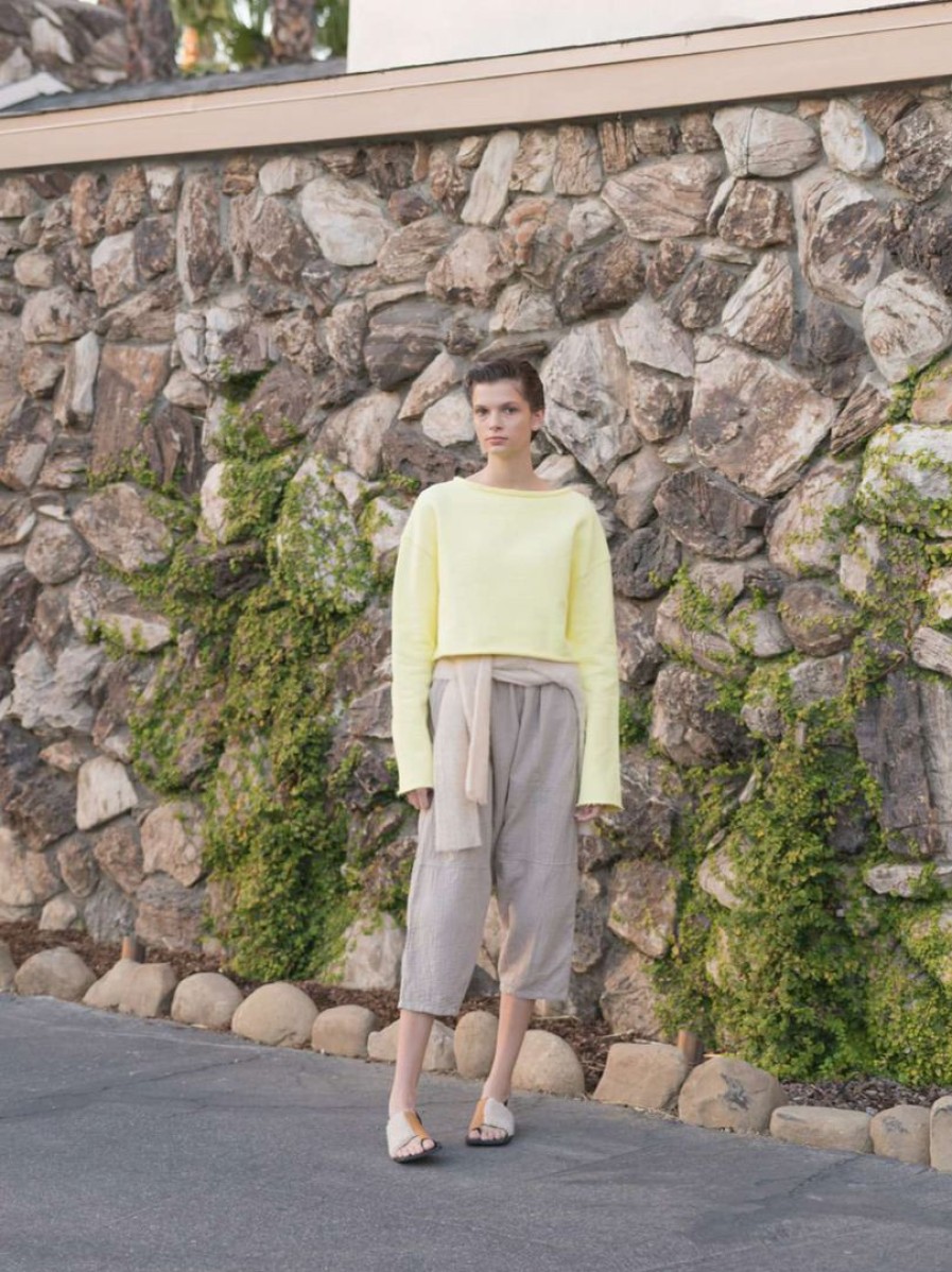 Woman * | Brand New Port Northampton Atelier Delphine Kiko Pant X-Small Woman Stone