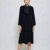 Woman * | Top 10 Port Northampton Atelier Delphine Fanny Dress Black Woman