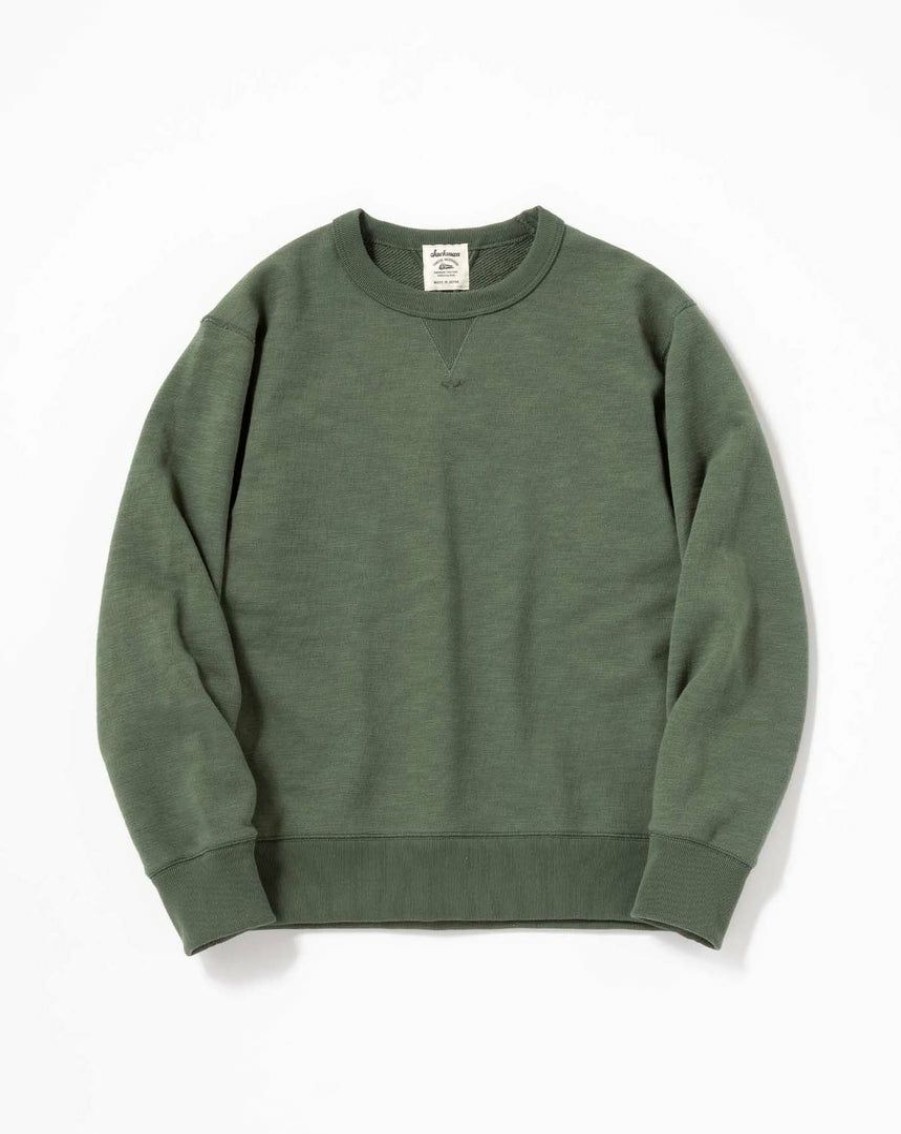 Woman * | Buy Port Northampton Jackman Gg Sweat Crewneck Ash Green