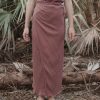 Woman * | Flash Sale Port Northampton Woman Baserange Brig Skirt Cuka Brown