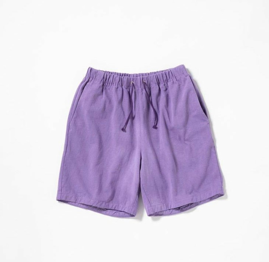 Man * | Budget Port Northampton Jackman Dotsume Shorts Ash Purple