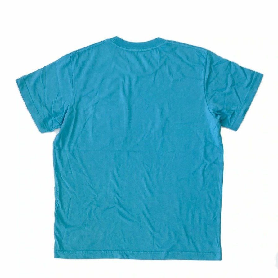 Woman * | Coupon Port Northampton Battenwear Pocket Tee Aqua Man