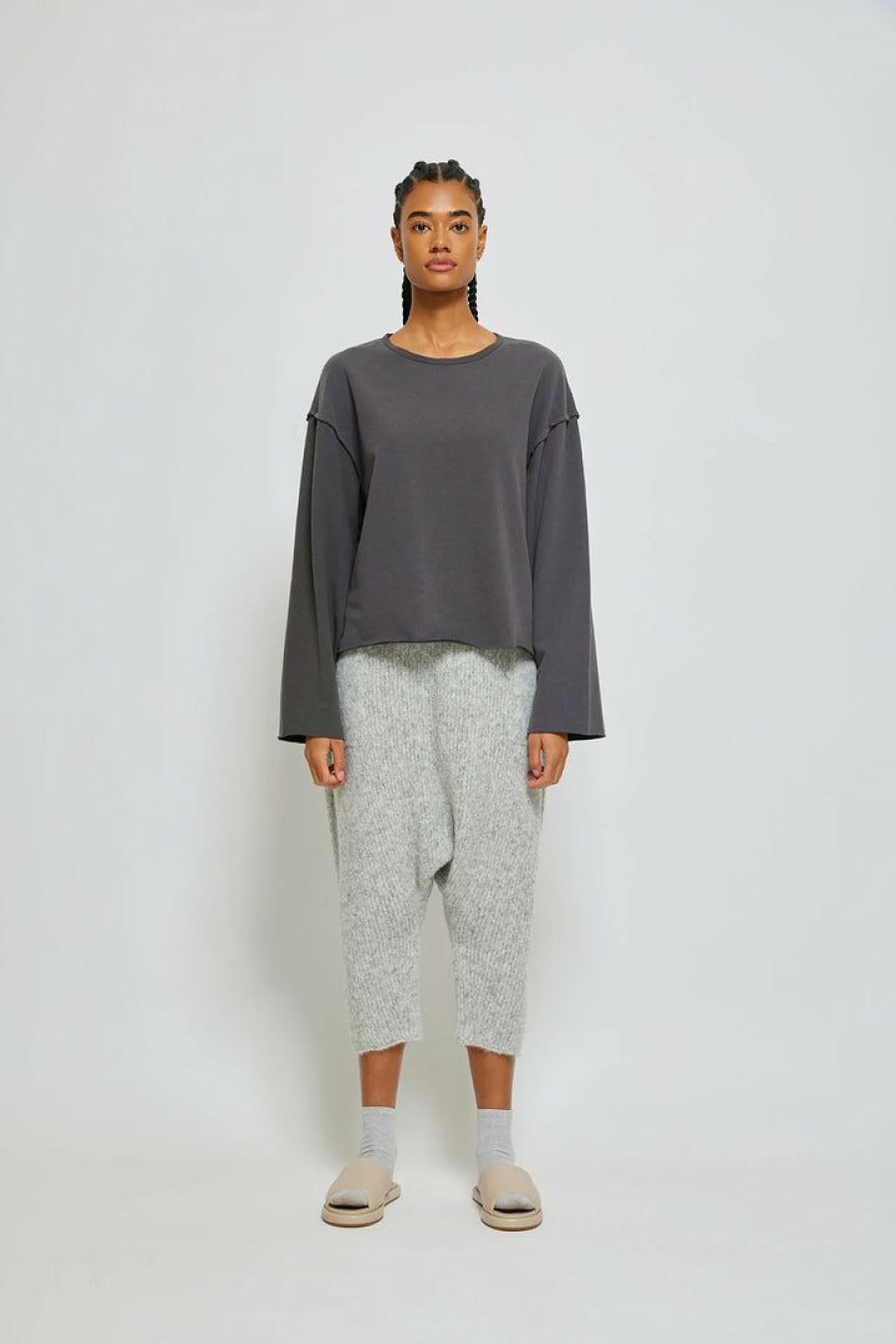 Woman * | Flash Sale Port Northampton Atelier Delphine Kiko Pant Watery Sky