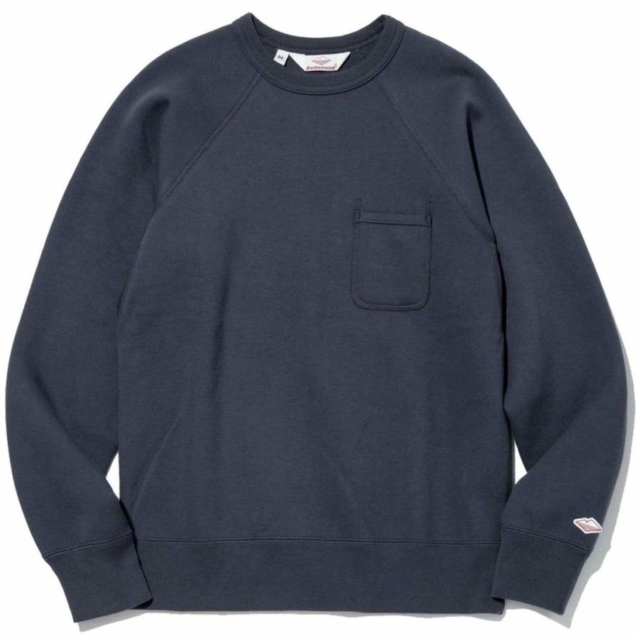 Woman * | Brand New Port Northampton Man Battenwear Reach Up Sweatshirt Midnight Navy