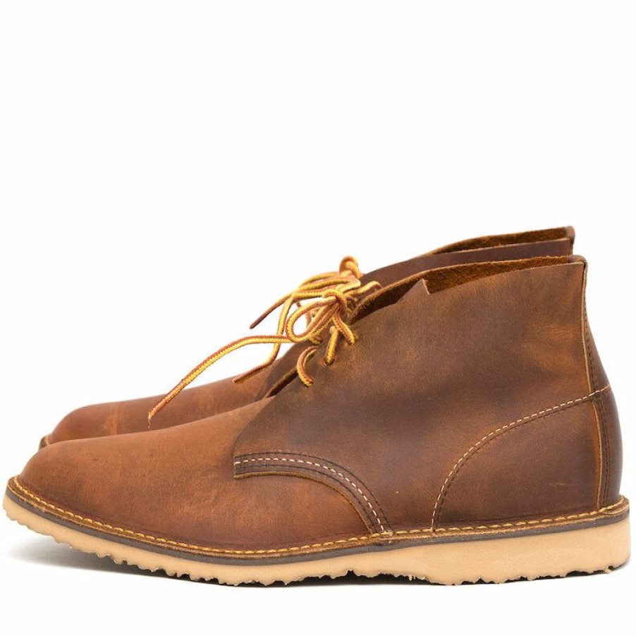 Man * | Best Reviews Of Port Northampton Man Red Wing Weekender Chukka Copper Rough & Tough