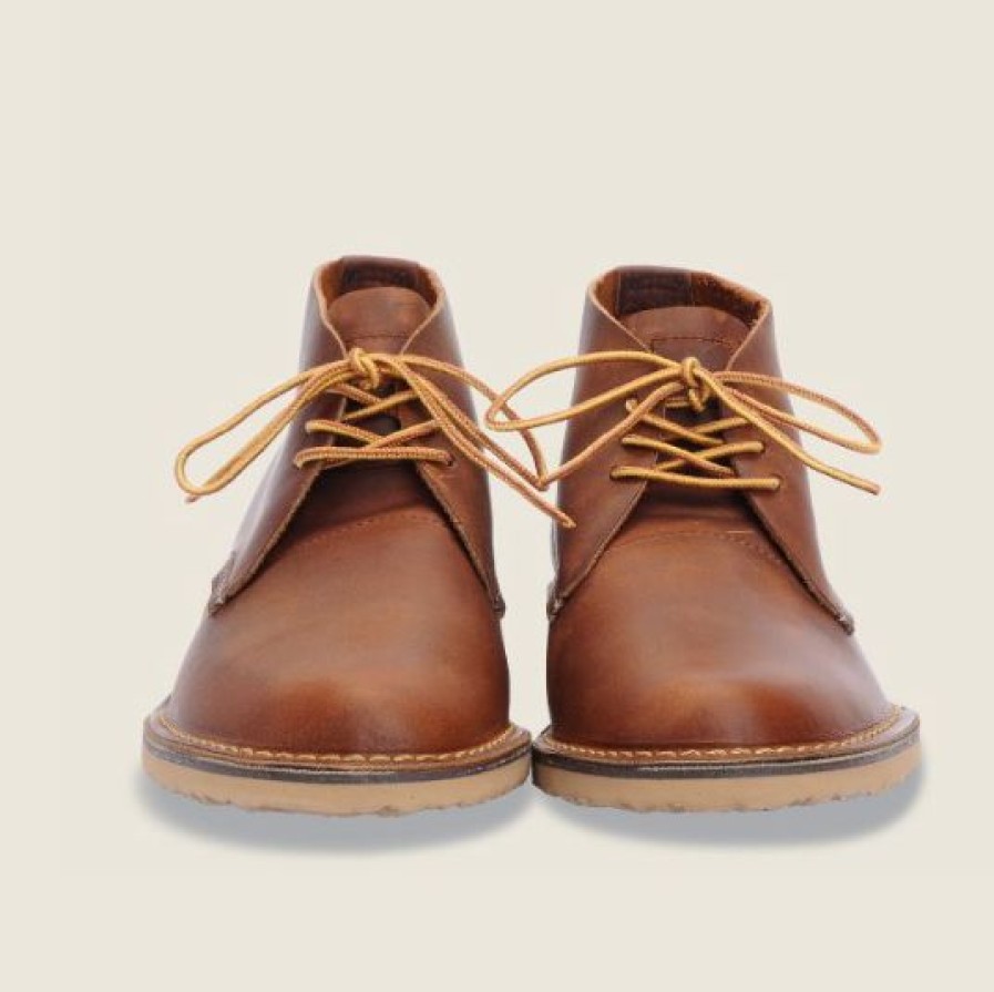 Man * | Best Reviews Of Port Northampton Man Red Wing Weekender Chukka Copper Rough & Tough