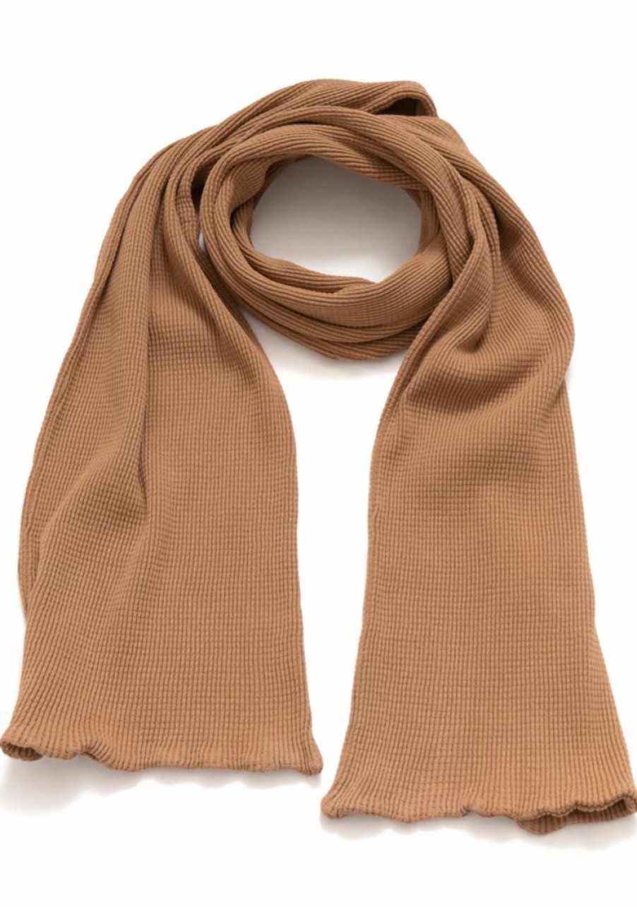 Homegoods & Accessories * | Cheapest Port Northampton Cotton Thermal Scarf Camel