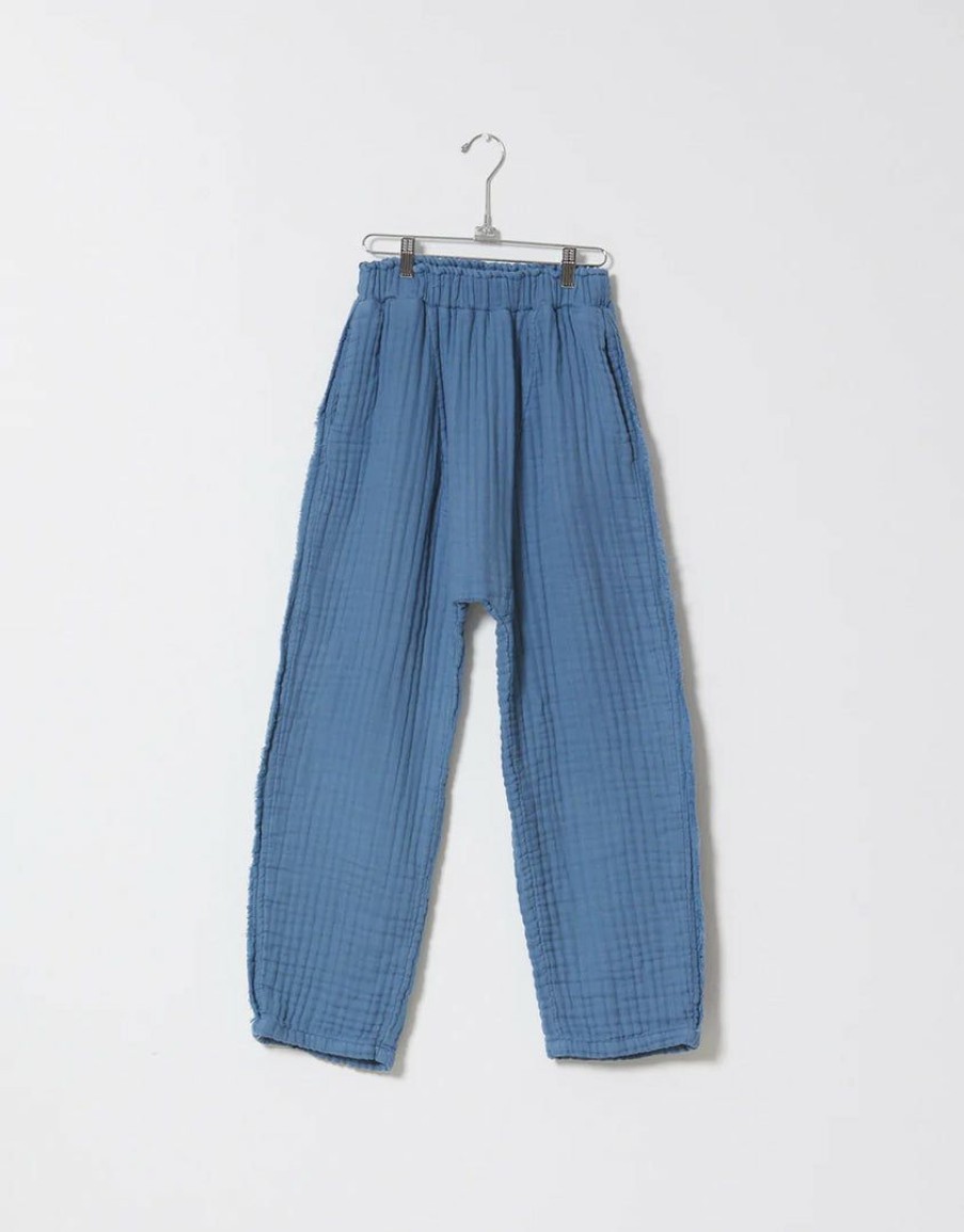 Woman * | Coupon Port Northampton Atelier Delphine 5-Layer Gauze Kiri Pant Washed Denim