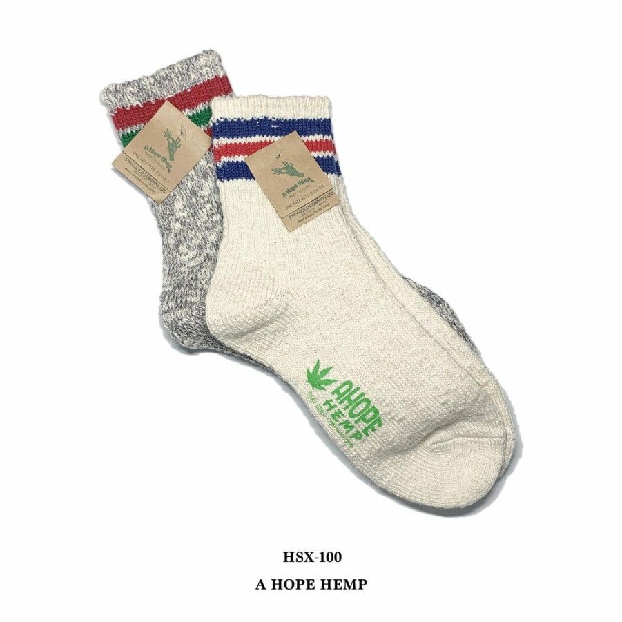 Woman * | Budget Port Northampton Man A Hope Hemp Hsx-100 Stripe Socks