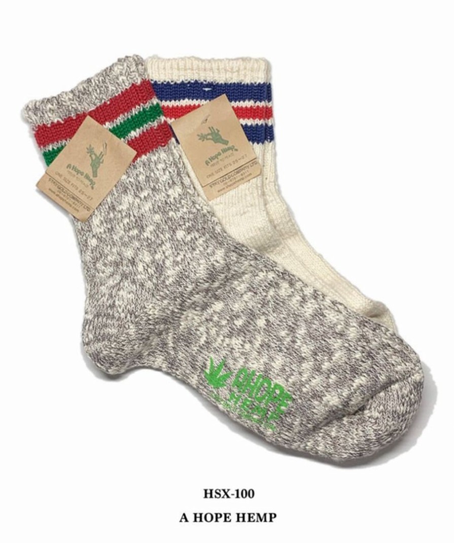 Woman * | Budget Port Northampton Man A Hope Hemp Hsx-100 Stripe Socks