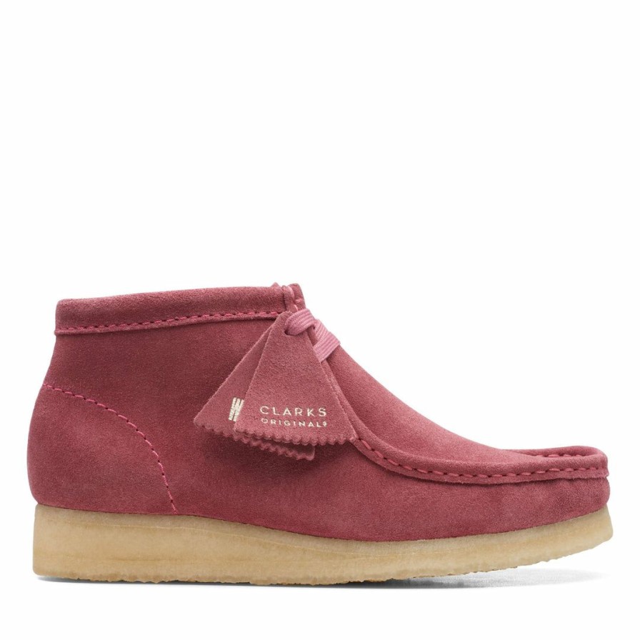 Woman * | Flash Sale Port Northampton Women'S Clarks Wallabee Boot Rose Woman