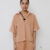 Woman * | Wholesale Port Northampton Woman Baserange Galu Shirt- Mar Brown