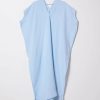 Woman * | Flash Sale Port Northampton Woman Atelier Delphine Crescent Dress Long Ballad Blue