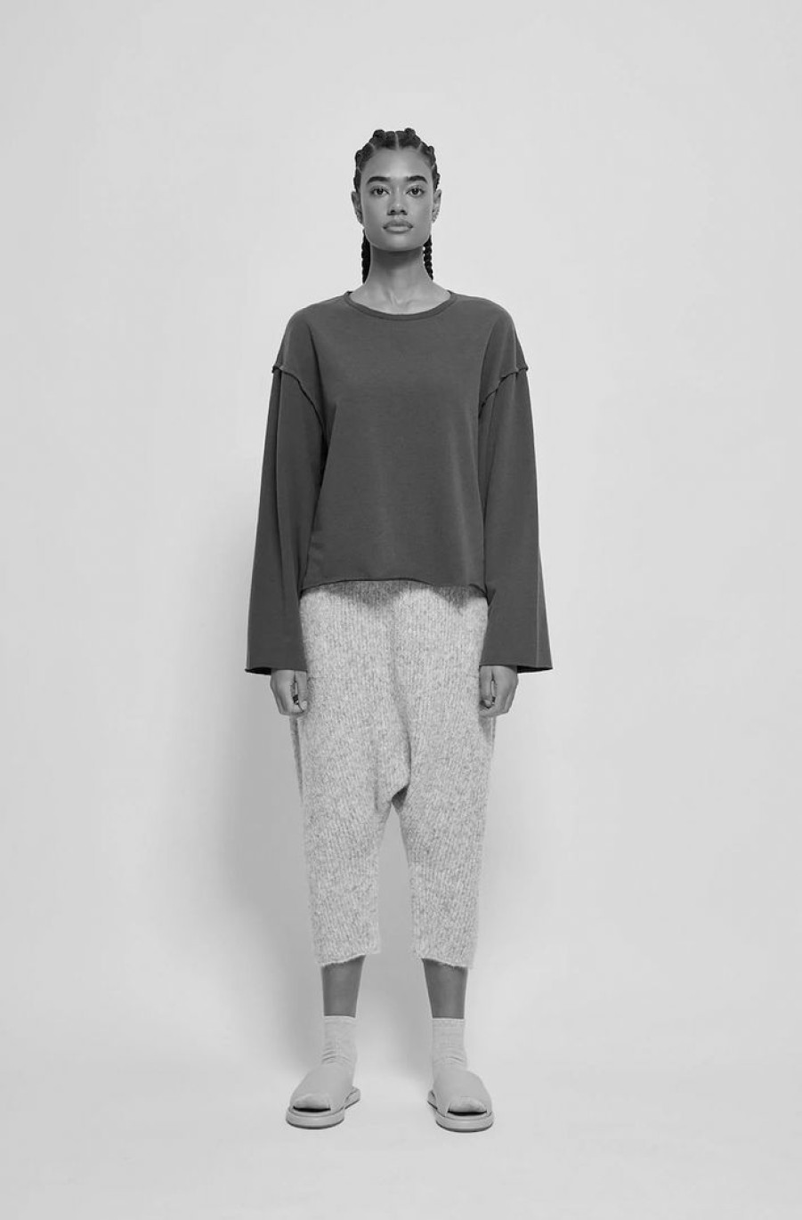 Woman * | Buy Port Northampton Atelier Delphine Kiko Pant Slate