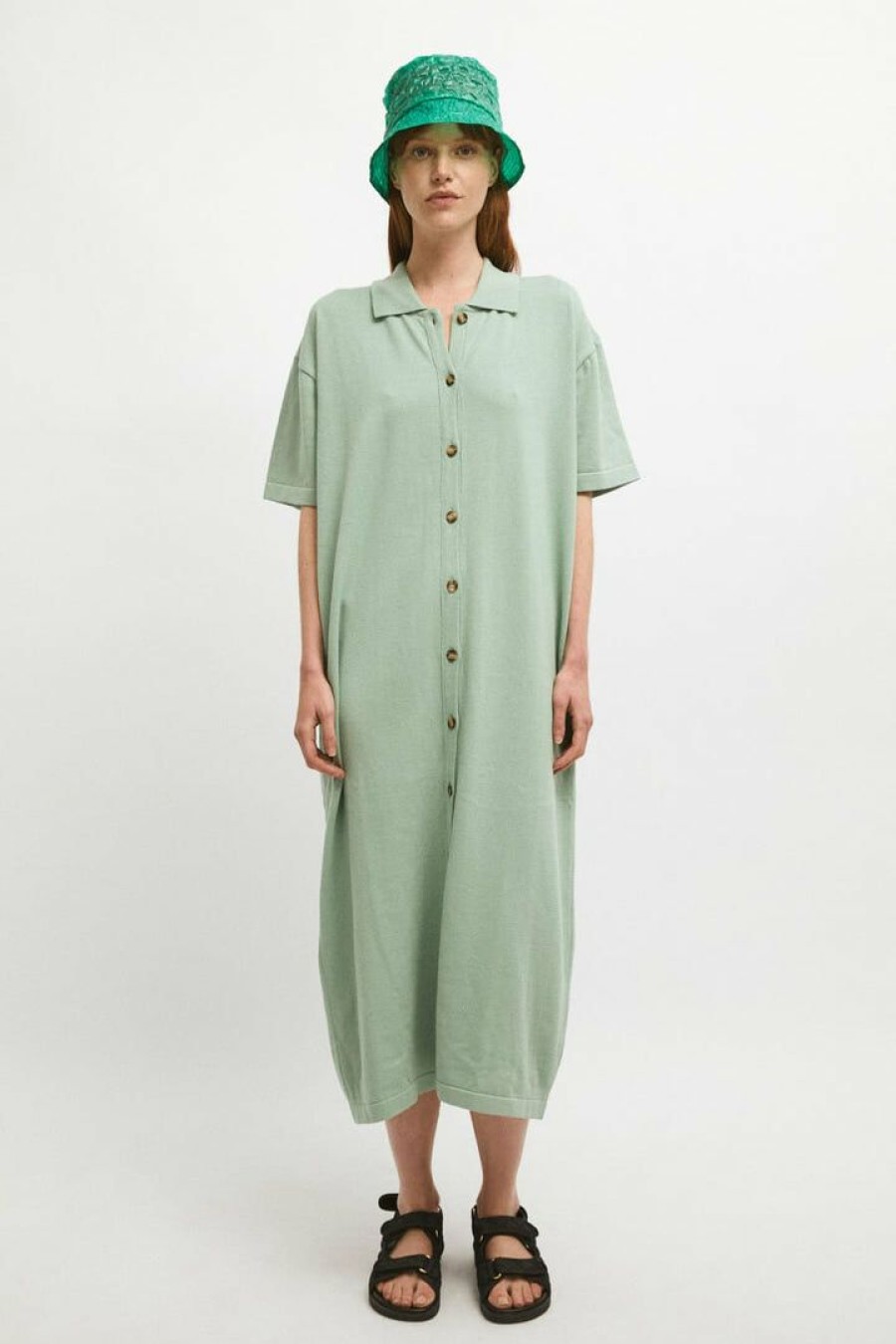 Woman * | Best Reviews Of Port Northampton Rita Row Isabel Dress Mint