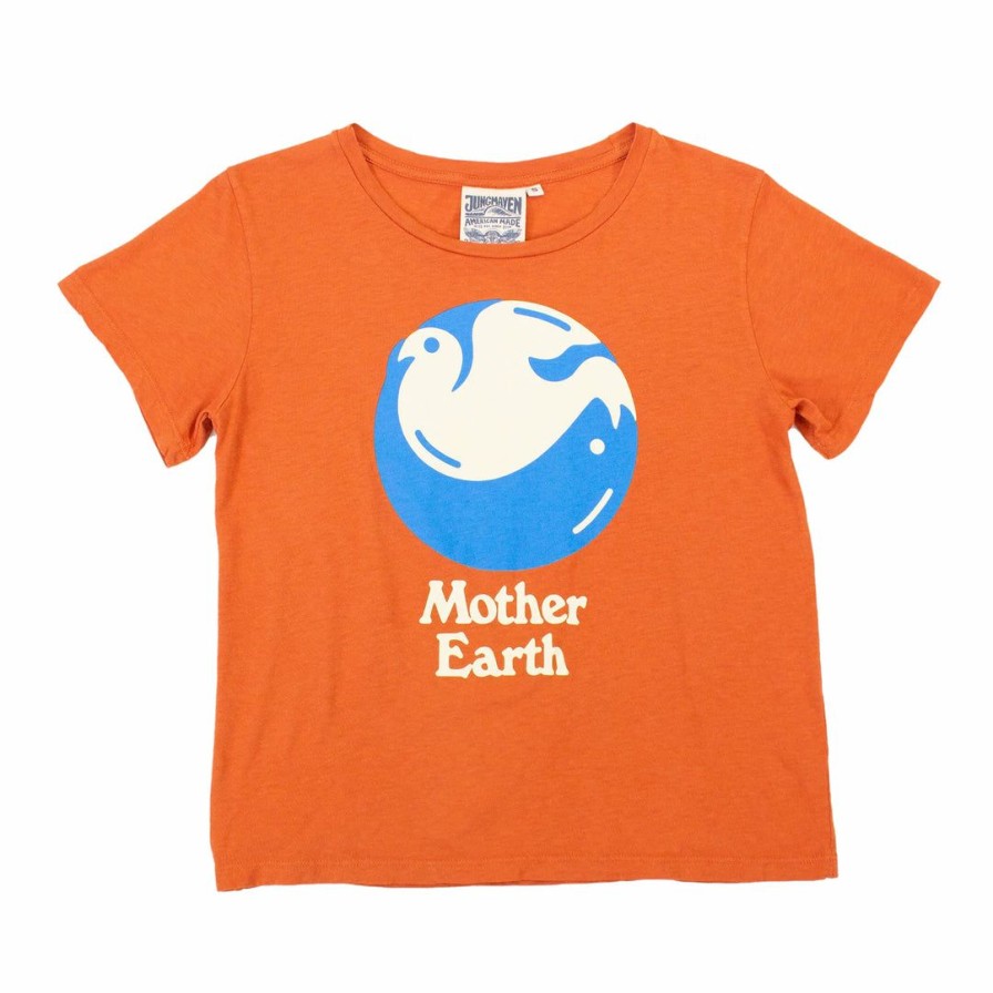 Woman * | Coupon Port Northampton Woman Mother Earth Ojai Tee Burnt Orange