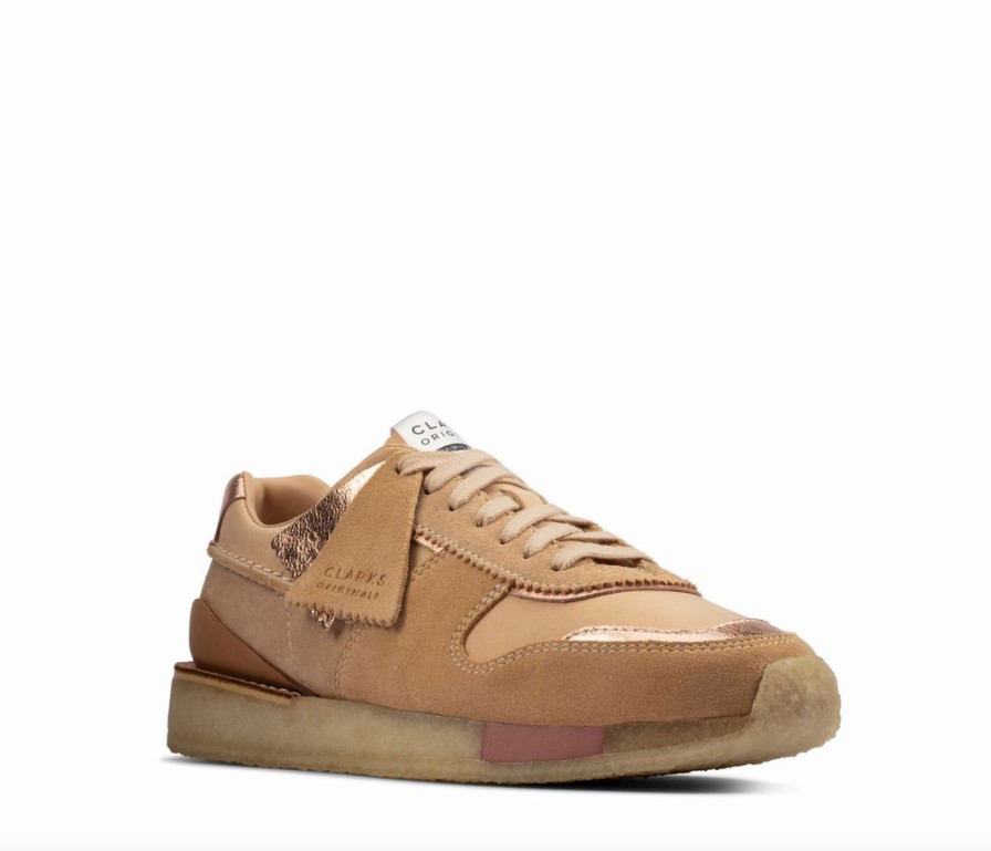 Woman * | Promo Port Northampton Women'S Clarks Originals Tor Run Tan Combi Woman