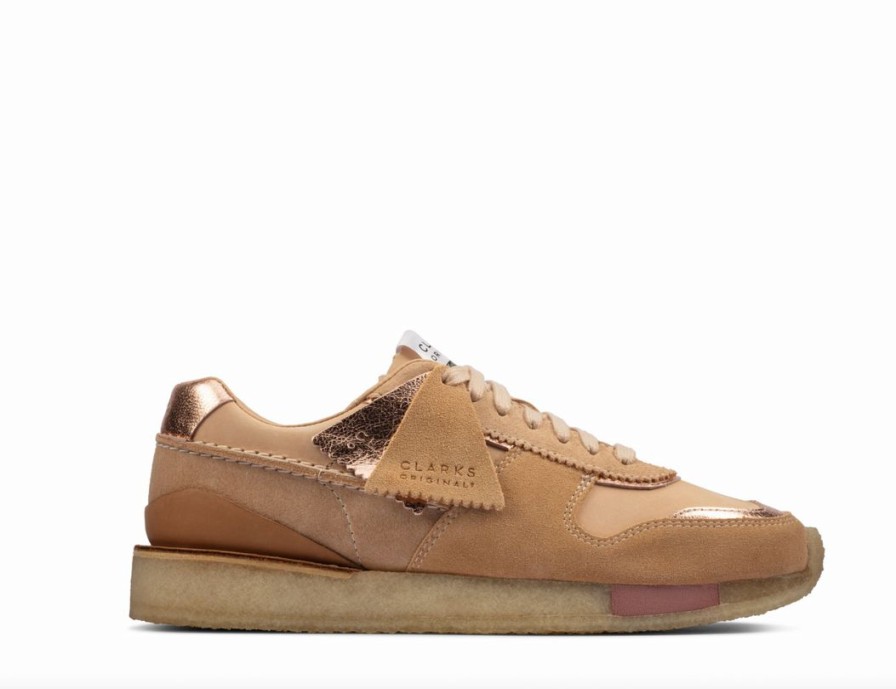 Woman * | Promo Port Northampton Women'S Clarks Originals Tor Run Tan Combi Woman